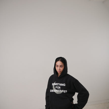 "GRAY CRESCENT" HOODIE